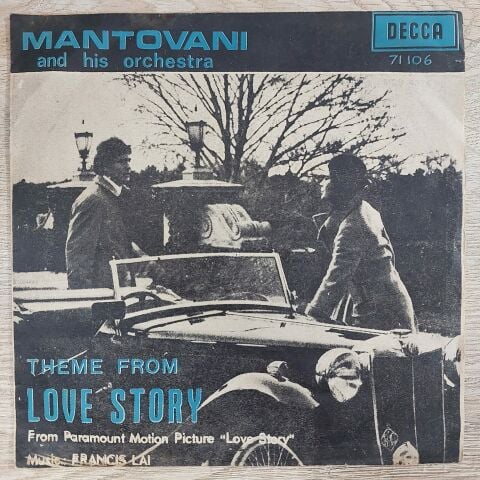 Mantovani And His Orchestra – Theme From ''Love Story'' / Gwendolyne 45LİK PLAK