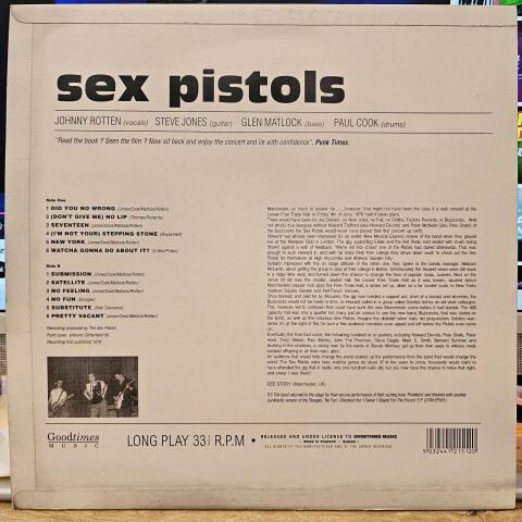 The Sex Pistols – I Swear I Stayed For The Encore E.P. LP PLAK