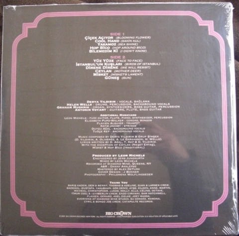 Derya Yıldırım & Grup Şimşek – Yarın Yoksa = If There Is No Tomorrow LP PLAK