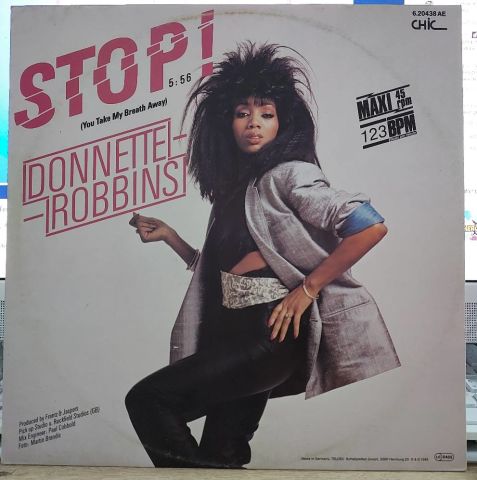 Donnette Robbins – Stop! (You Take My Breath Away) LP PLAK
