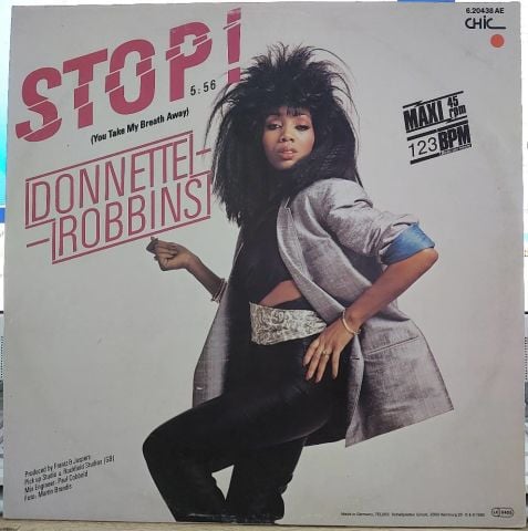 Donnette Robbins – Stop! (You Take My Breath Away) LP PLAK