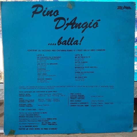 PİNO D'ANGİO BALLA LP PLAK