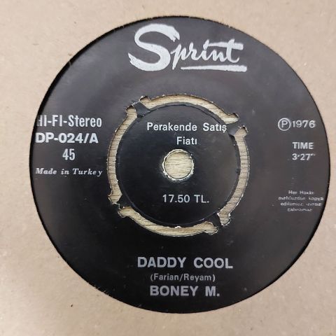 Boney M. – Daddy Cool 45LİK PLAK