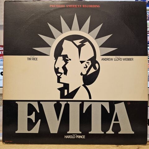 Andrew Lloyd Webber And Tim Rice – Evita: Premiere American Recording LP PLAK