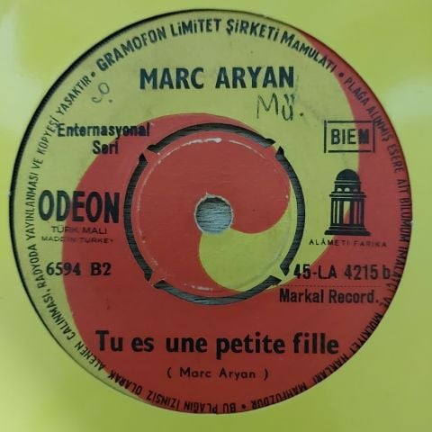 Marc Aryan – Si J'etais Le Fils D'un Roi / Tu Es Une Petite Fille 45LİK PLAK