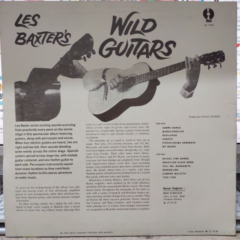 Les Baxter And His Orchestra – Les Baxter's Wild Guitars LP PLAK