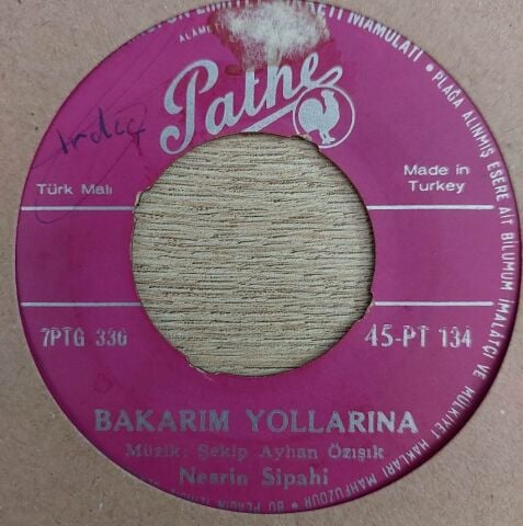 Nesrin Sipahi – Şarap Mahzende Yıllanır / Bakarım Yollarına 45LİK PLAK