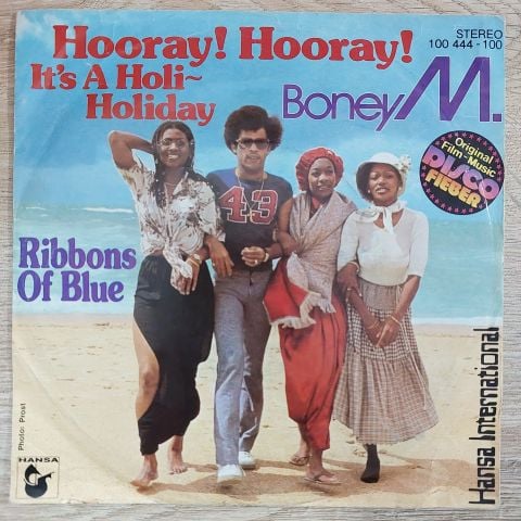 Boney M. – Hooray! Hooray! It's A Holi-Holiday 45LİK PLAK