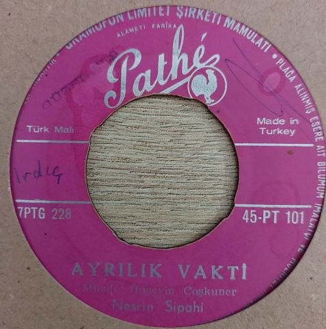Nesrin Sipahi – Ne Zaman Geleceksin / Ayrılık Vakti 45LİK PLAK