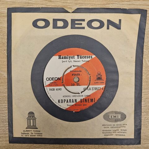 Hamiyet Yüceses – Bakmıyor Çesmi Siyah / Koparan Sinemi 45LİK PLAK