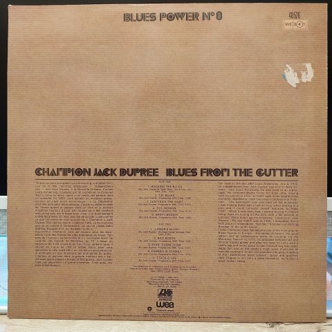 Champion Jack Dupree – Blues From The Gutter LP PLAK