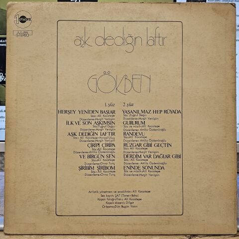 Gökben – Aşk Dediğin Laftır LP PLAK