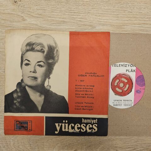 Hamiyet Yüceses – Siyah Gözler / Ufacık Tefecik 45LİK PLAK