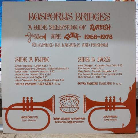 Various – Bosporus Bridges - A Wide Selection Of Turkish Jazz And Funk 1968-1978 LP PLAK
