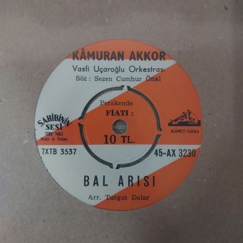 KAMURAN AKKOR - KİME NİYET KİME KISMET 45LİK PLAK