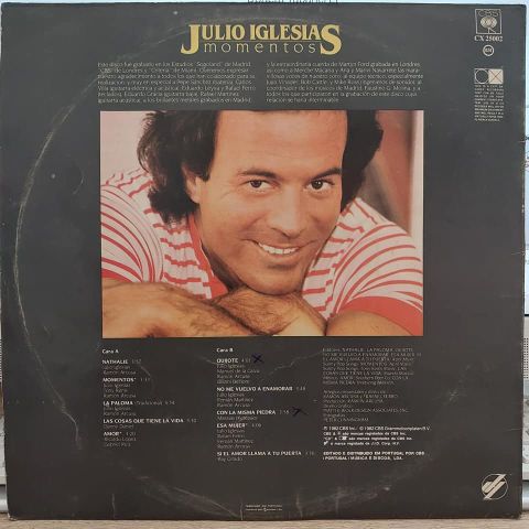 Julio Iglesias – Momentos LP PLAK