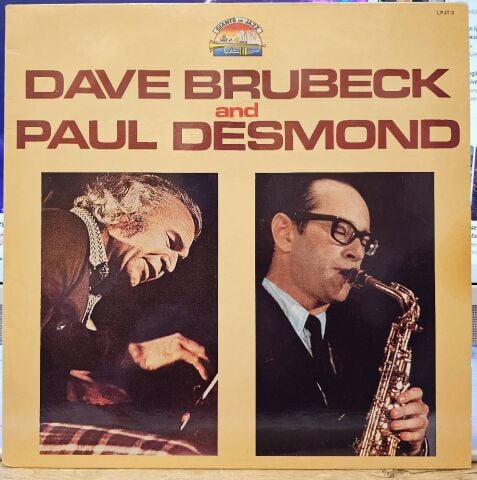 Dave Brubeck And Paul Desmond – Dave Brubeck And Paul Desmond LP PLAK