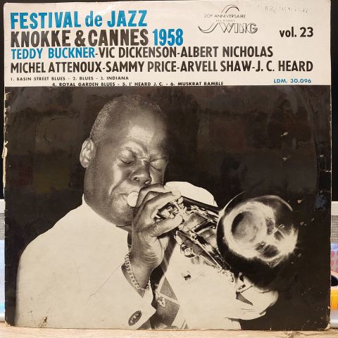 Teddy Buckner – Festival De Jazz Knokke & Cannes 1958 LP PLAK