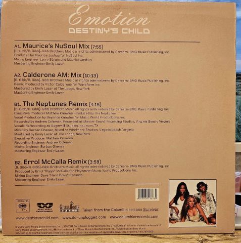 Destiny's Child – Emotion LP PLAK