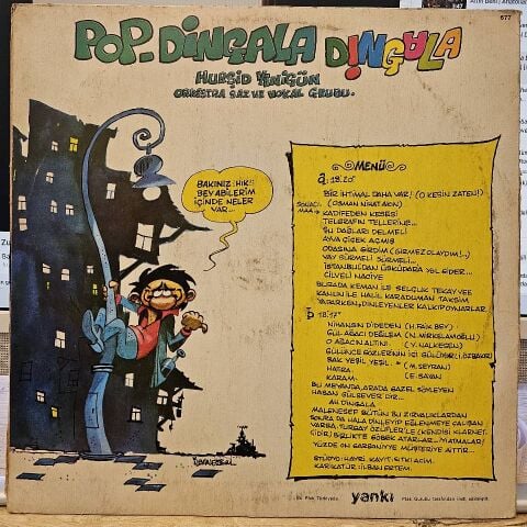 Hurşid Yenigün Orkestra Saz Ve Vokal Grubu – Pop-Dingala,Dingala LP PLAK