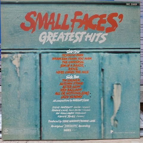 Small Faces – Small Faces' Greatest Hits LP PLAK