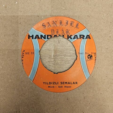 HANDAN KARA - YILDIZLI SEMALAR 45LİK PLAK