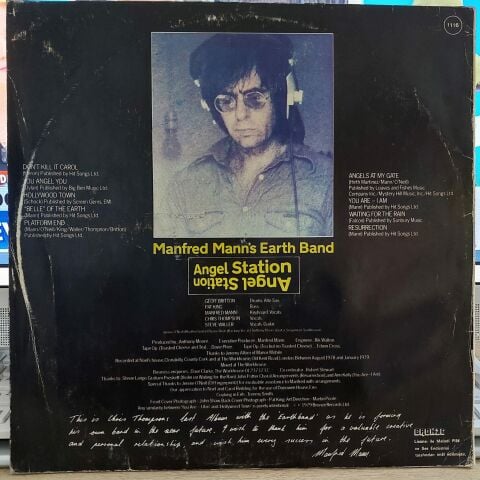 Manfred Mann's Earth Band – Angel Station LP PLAK