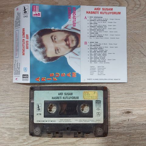 ARİF SUSAM - HASRETİ KUTLUYORUM KASET