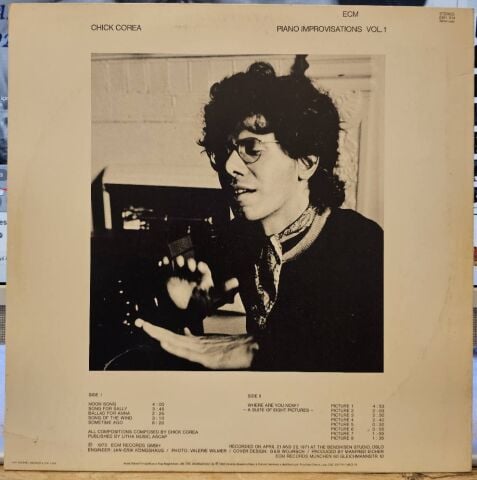 Chick Corea – Piano Improvisations Vol. 1 LP PLAK