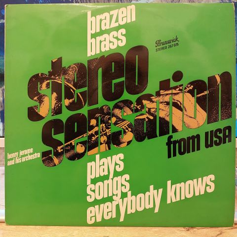 Henry Jerome And His Orchestra – Brazen Brass Plays Songs Everybody Knows LP PLAK