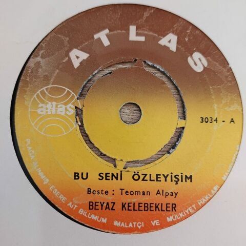 BEYAZ KELEBEKLER - YAPMA BU NAZI 45LİK PLAK