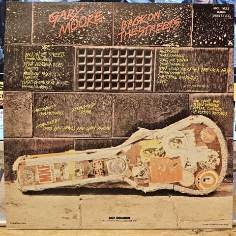 Gary Moore – Back On The Streets LP PLAK