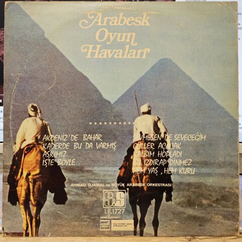 Ahmad Djamal Ve Büyük Arabesk Orkestrası – Arabesk Oyun Havaları LP PLAK