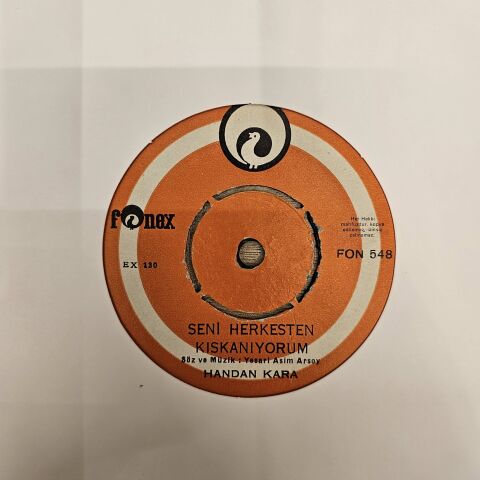 HANDAN KARA - SENİ HERKESTEN KISKANIYORUM 45LİK PLAK