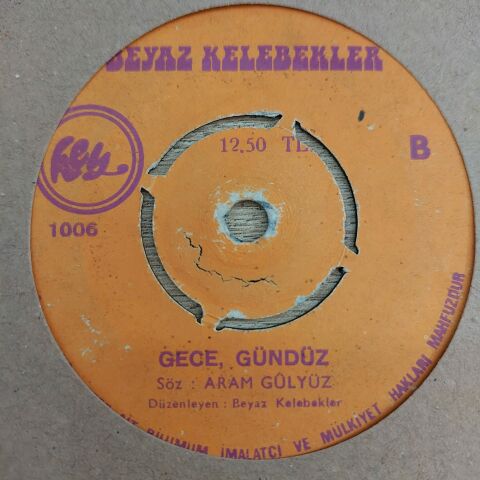 BEYAZ KELEBEKLER - ŞAMATA 45LİK PLAK