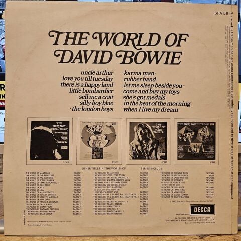 David Bowie – The World Of David Bowie LP PLAK