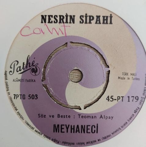 Nesrin Sipahi – Darıldım Artık Sana / Meyhaneci 45LİK PLAK