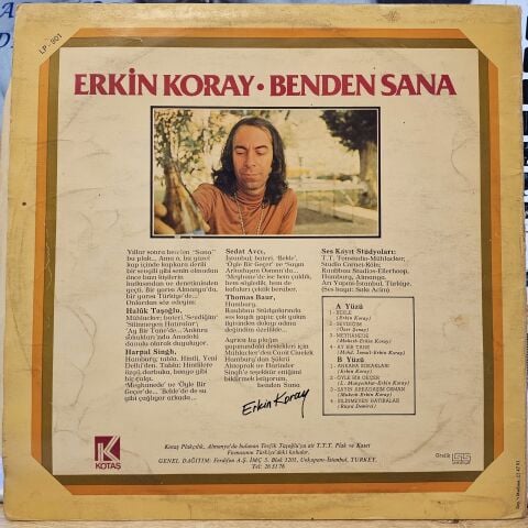 Erkin Koray – Benden Sana LP PLAK