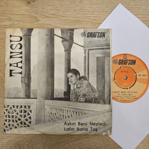 Tansu – Aşkın Beni Neyledi / Lafın Bana Taş 45LİK PLAK
