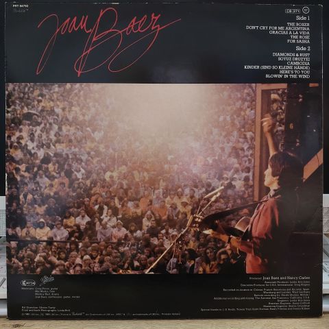 Joan Baez – Tournee Europenne LP PLAK