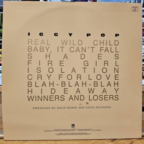Iggy Pop – Blah-Blah-Blah LP PLAK