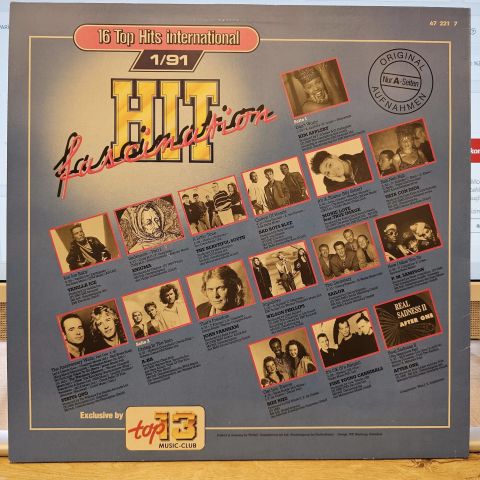 Various – Hit Fascination 1/91 LP PLAK