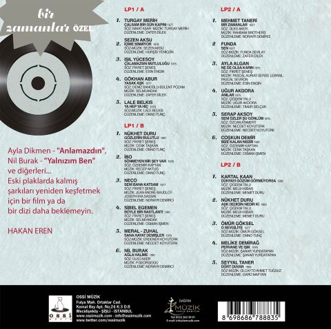 Çeşitli Sanatçılar - Bir Zamanlar Özel Keşfedilecek Plaklar (Kırmızı ve Yeşil Plak) LP PLAK