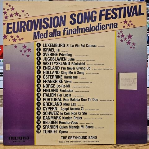 The Greyhound Band – Melodi Grand Prix 1983 LP PLAK