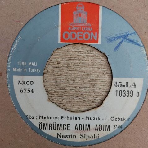 Nesrin Sipahi – İyi Geceler / Ömrümce Adım Adım 45LİK PLAK