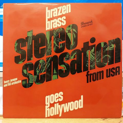 Henry Jerome And His Orchestra – Brazen Brass Goes Hollywood LP PLAK