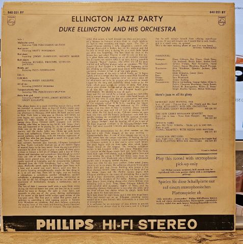 Duke Ellington And His Orchestra – Ellington Jazz Party LP PLAK