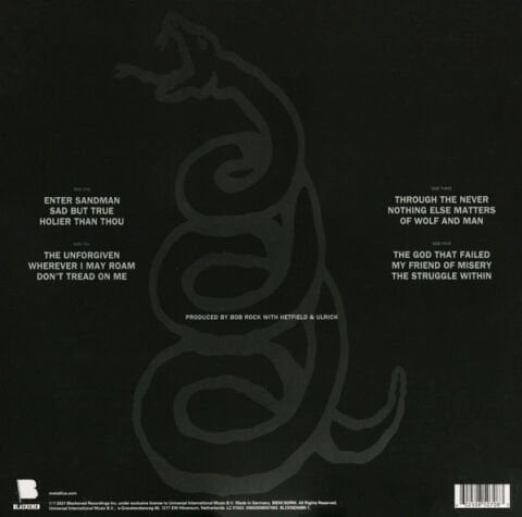 Metallica – Metallica LP PLAK