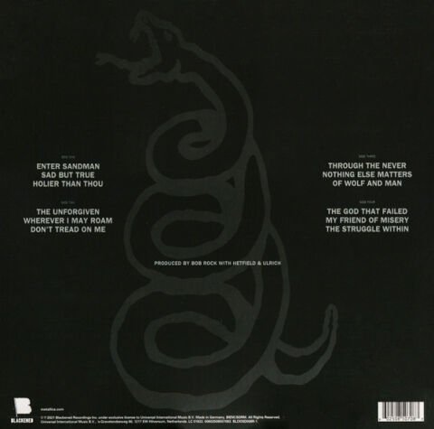 Metallica – Metallica LP PLAK