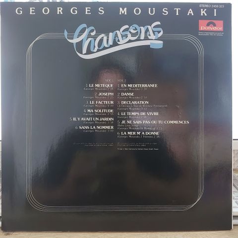 Georges Moustaki – Chansons LP PLAK